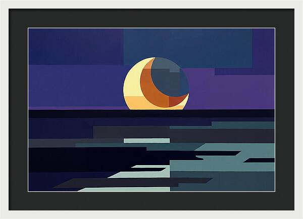 Crescent Earthshine Moon