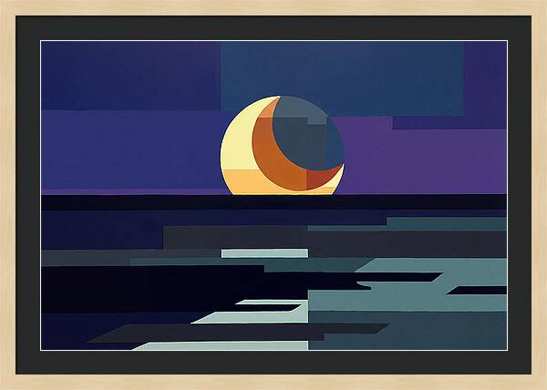 Crescent Earthshine Moon