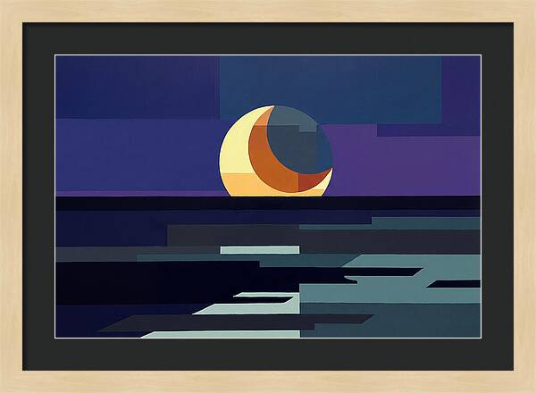 Crescent Earthshine Moon