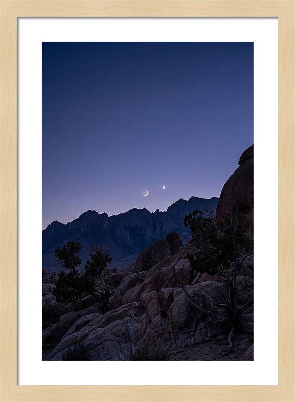 Crescent Moon And Venus