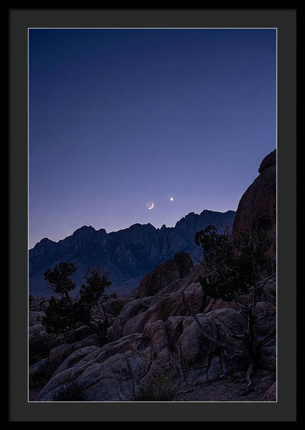 Crescent Moon And Venus