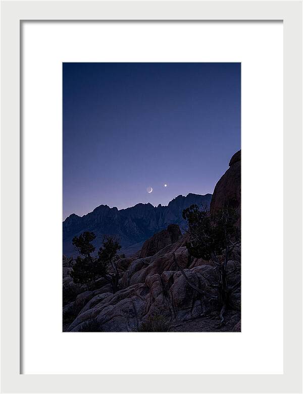Crescent Moon And Venus