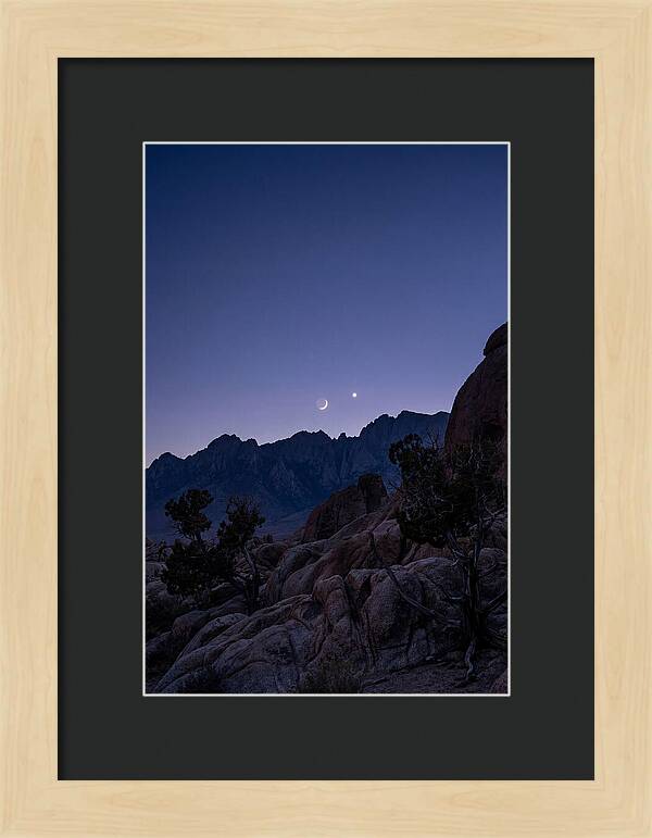 Crescent Moon And Venus