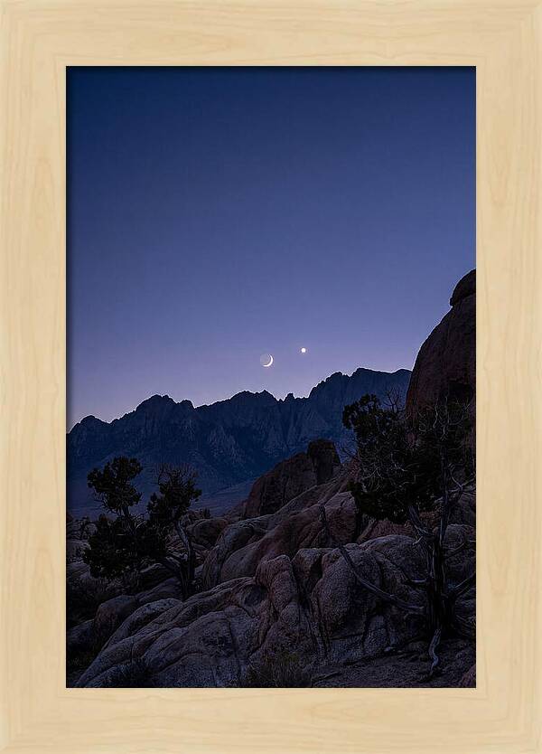 Crescent Moon And Venus