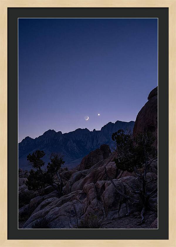Crescent Moon And Venus