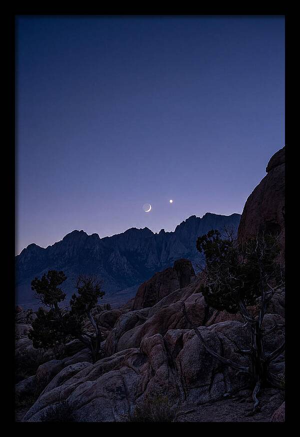 Crescent Moon And Venus