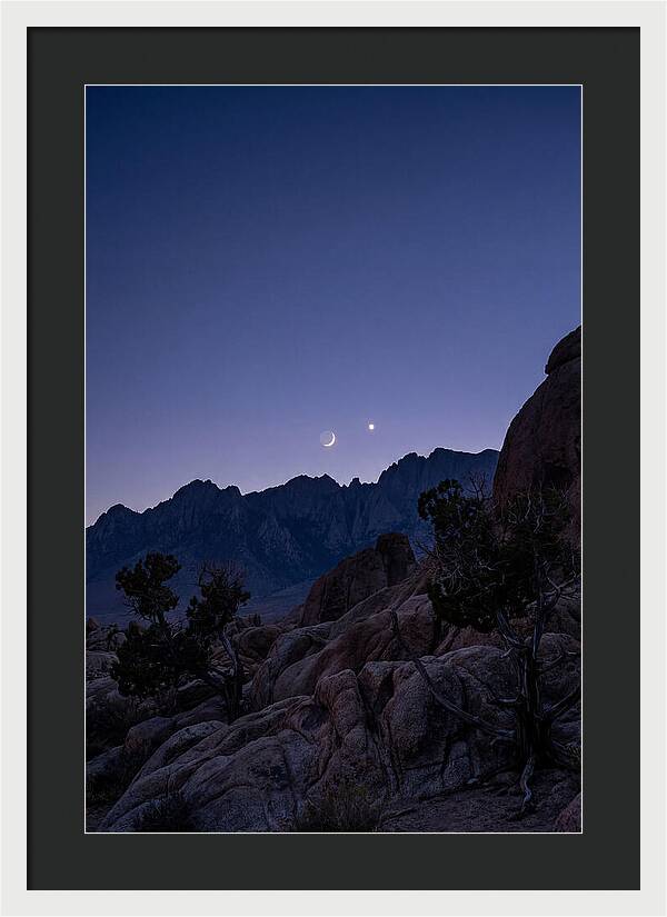 Crescent Moon And Venus