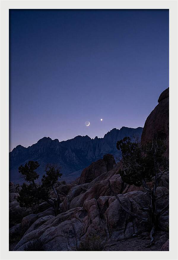 Crescent Moon And Venus