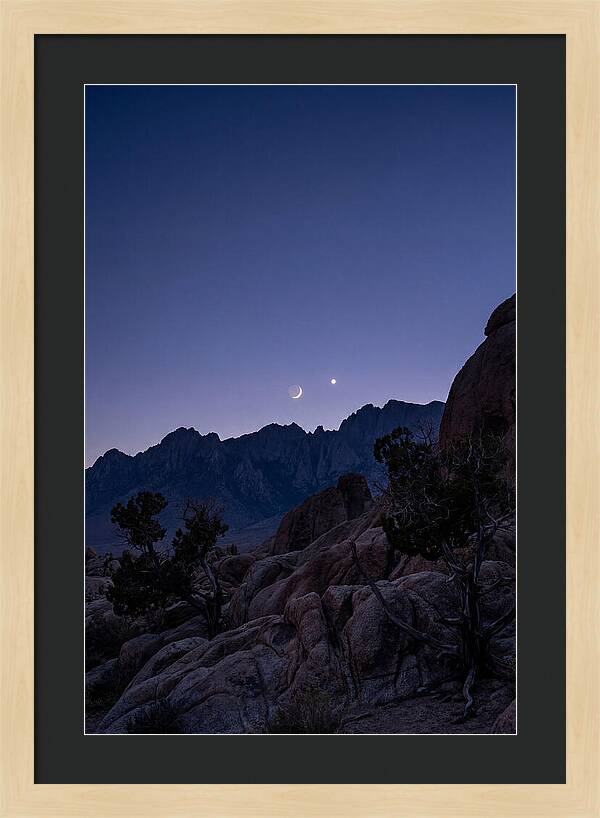 Crescent Moon And Venus