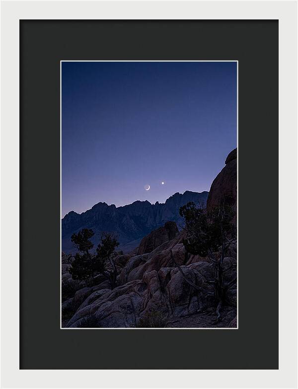 Crescent Moon And Venus