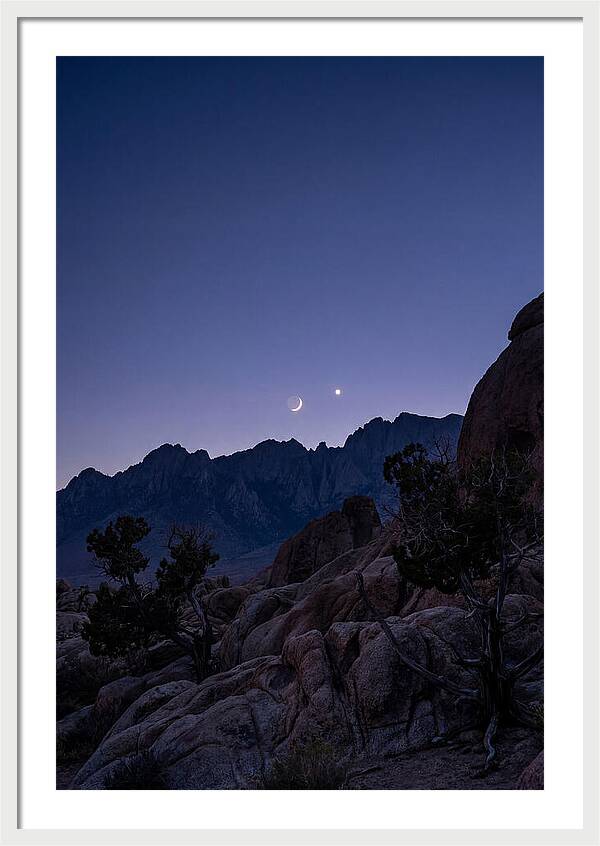 Crescent Moon And Venus