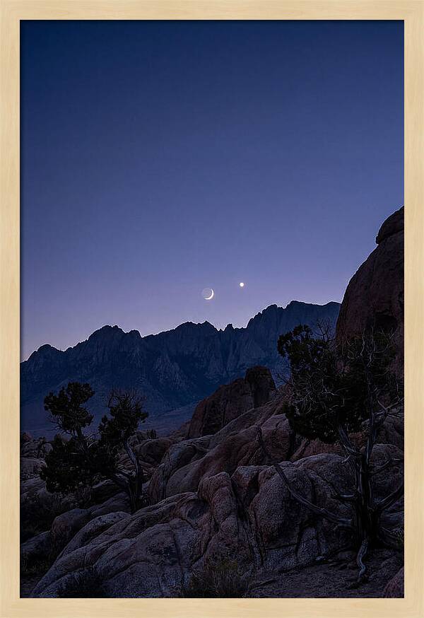 Crescent Moon And Venus