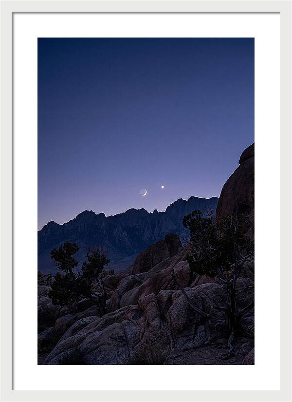 Crescent Moon And Venus
