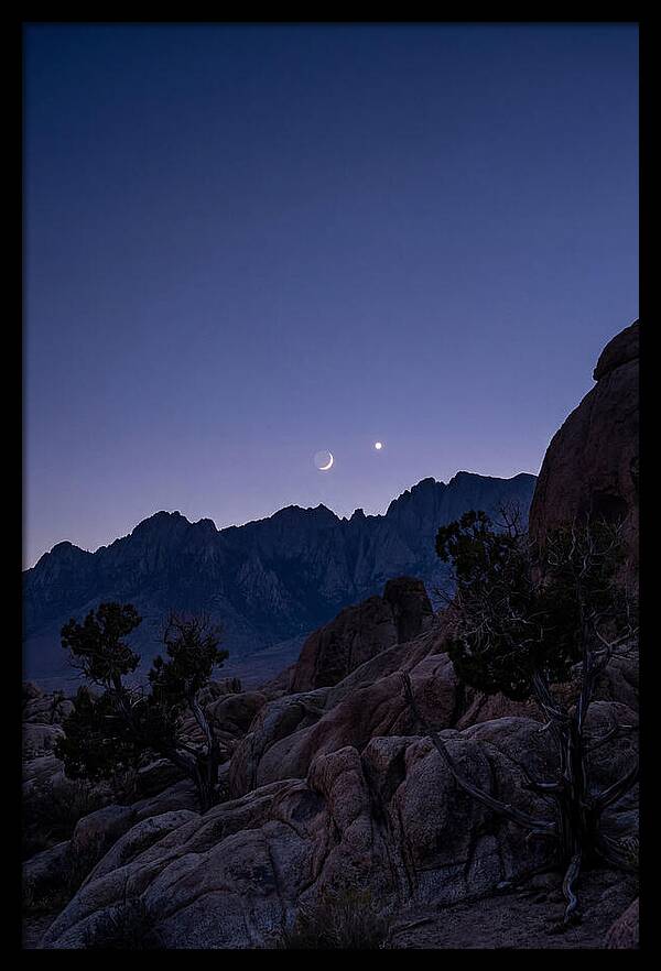 Crescent Moon And Venus