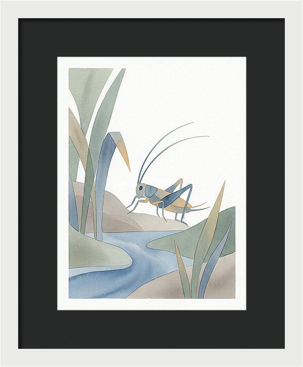 Cricket Among The Grass