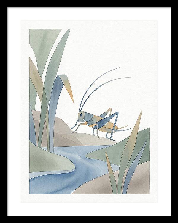 Cricket Among The Grass