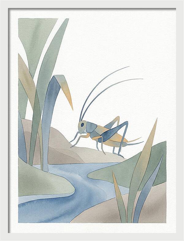 Cricket Among The Grass