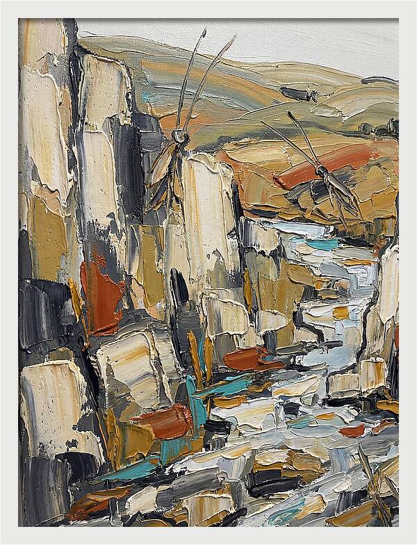 Crickets Among Rocky Terrain