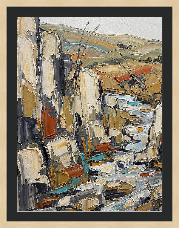 Crickets Among Rocky Terrain