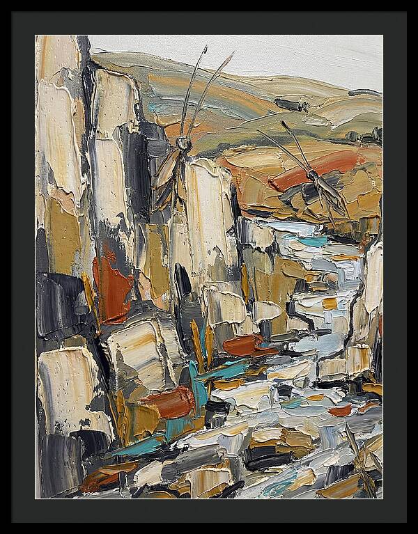 Crickets Among Rocky Terrain