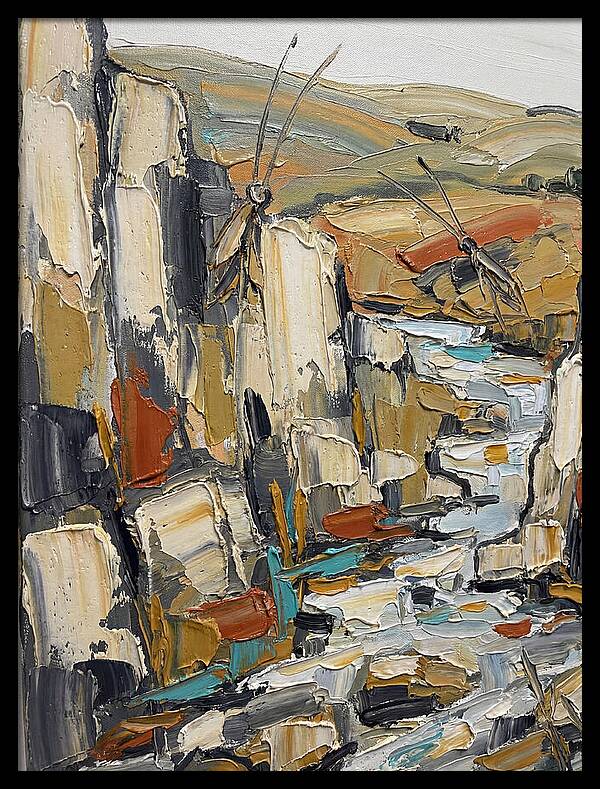 Crickets Among Rocky Terrain