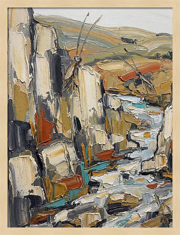 Crickets Among Rocky Terrain