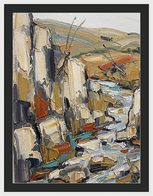 Crickets Among Rocky Terrain