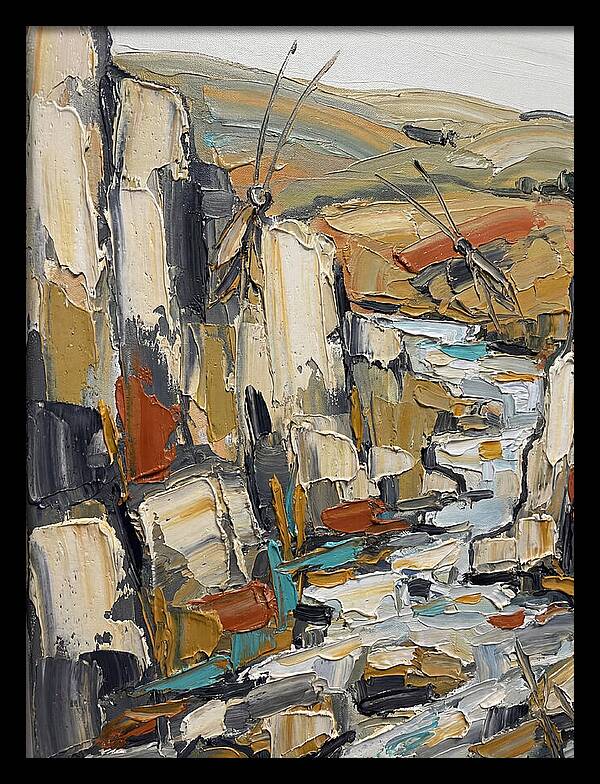 Crickets Among Rocky Terrain