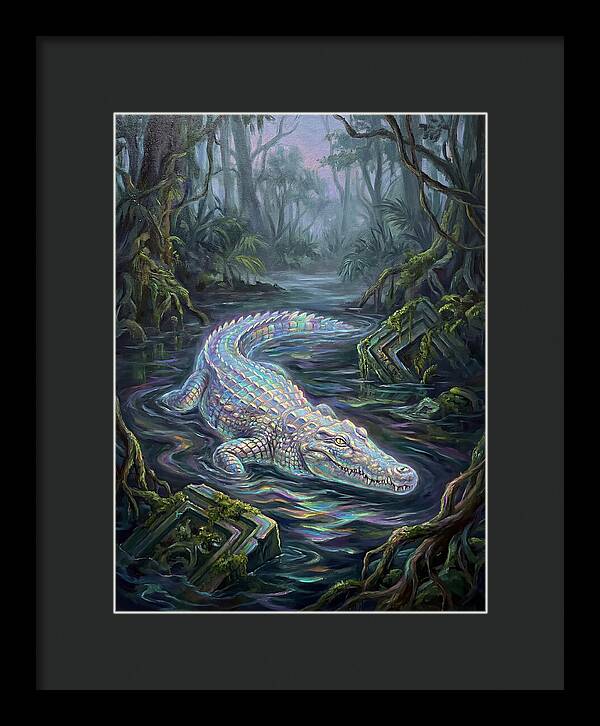 Crocodile In The Swamp