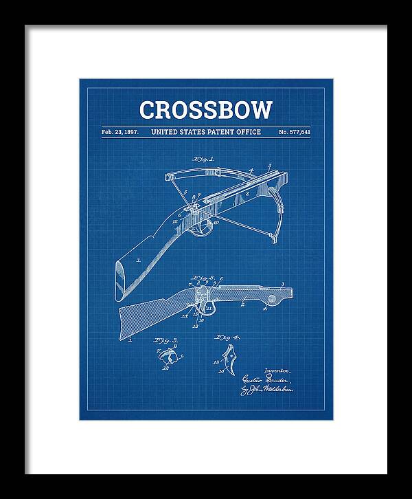 Crossbow Blueprint Patent Us577641a