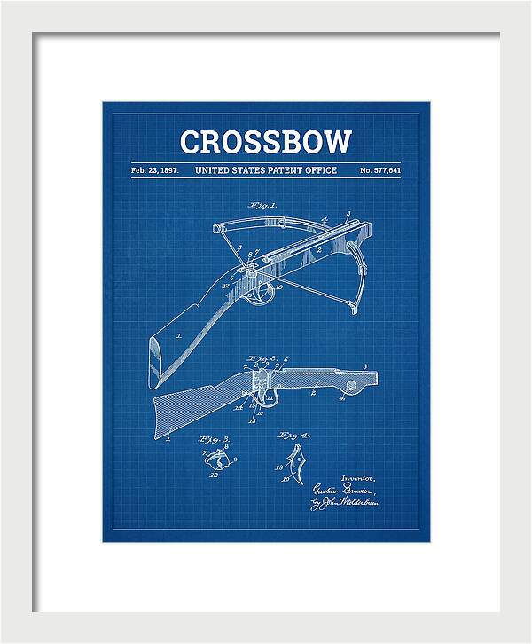 Crossbow Blueprint Patent Us577641a