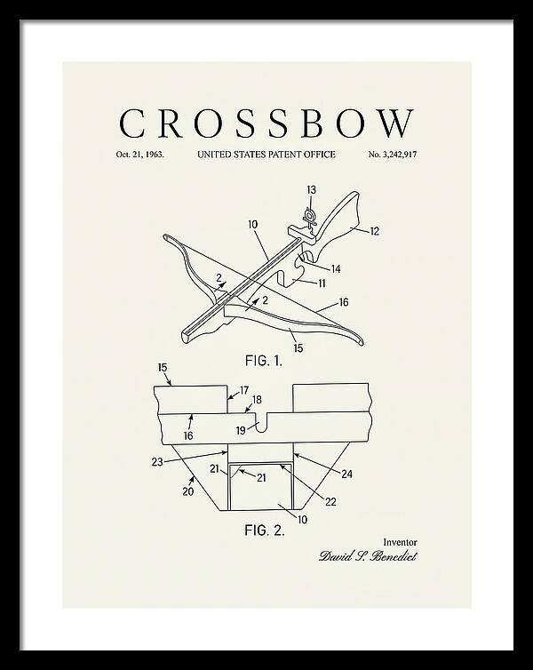 Crossbow Minimalist Patent Us3242917a