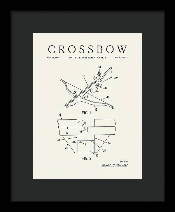 Crossbow Minimalist Patent Us3242917a