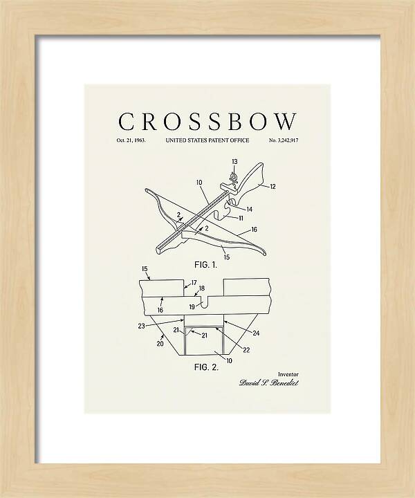 Crossbow Minimalist Patent Us3242917a
