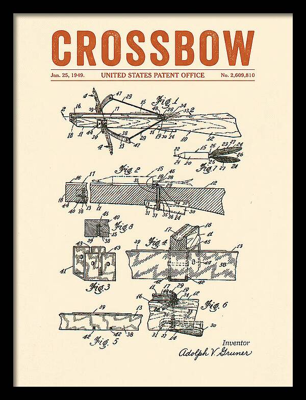 Crossbow Retro Patent Us2609810a