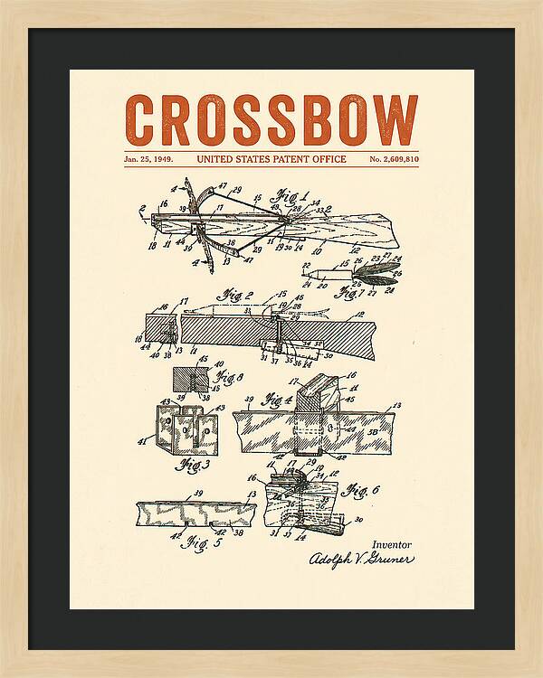 Crossbow Retro Patent Us2609810a
