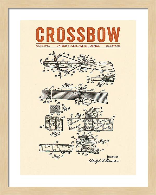 Crossbow Retro Patent Us2609810a