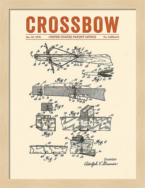 Crossbow Retro Patent Us2609810a