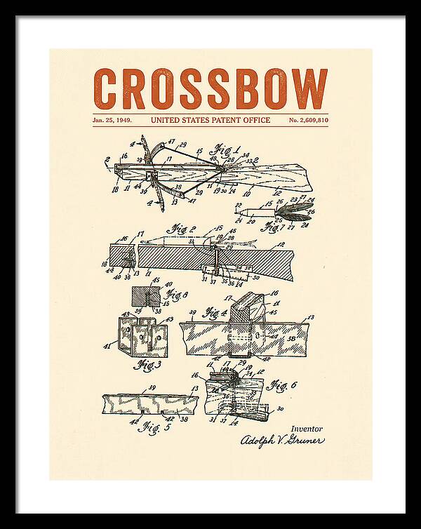 Crossbow Retro Patent Us2609810a