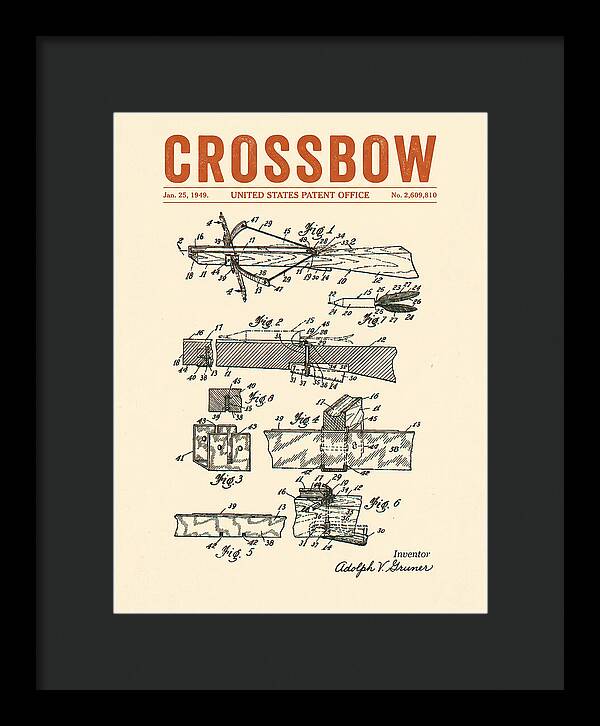 Crossbow Retro Patent Us2609810a
