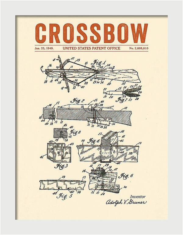 Crossbow Retro Patent Us2609810a