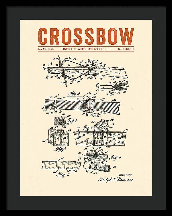 Crossbow Retro Patent Us2609810a