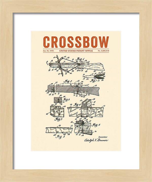 Crossbow Retro Patent Us2609810a