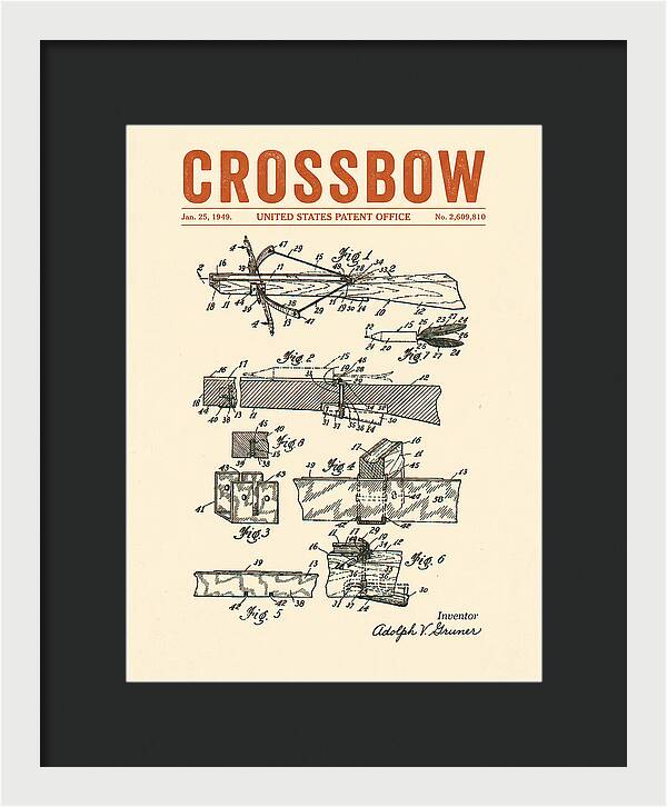 Crossbow Retro Patent Us2609810a