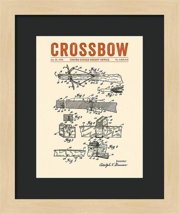 Crossbow Retro Patent Us2609810a