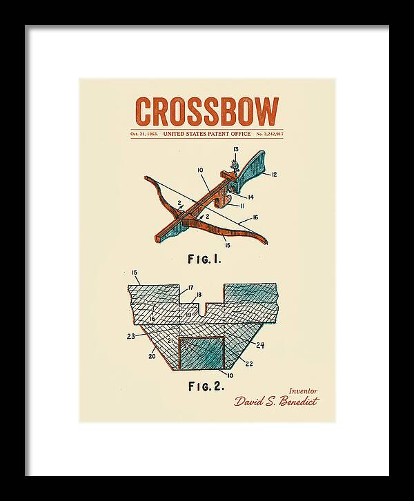 Crossbow Retro Patent Us3242917a