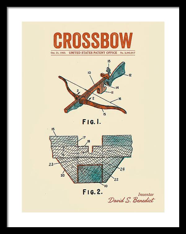Crossbow Retro Patent Us3242917a