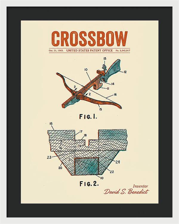 Crossbow Retro Patent Us3242917a