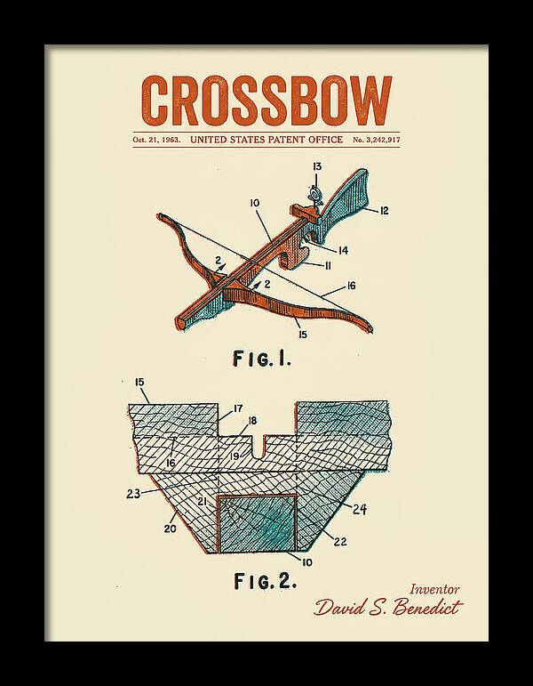 Crossbow Retro Patent Us3242917a