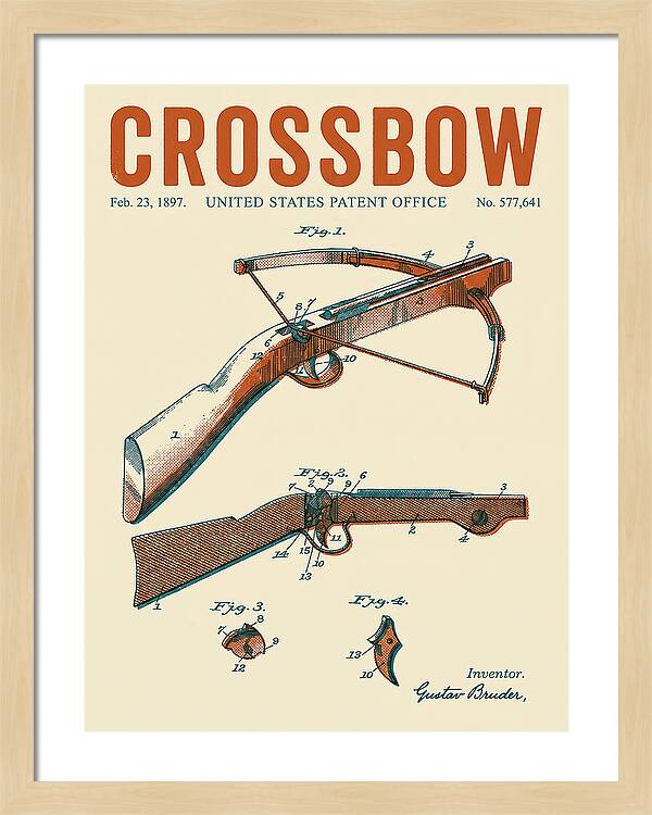Crossbow Retro Patent Us577641a